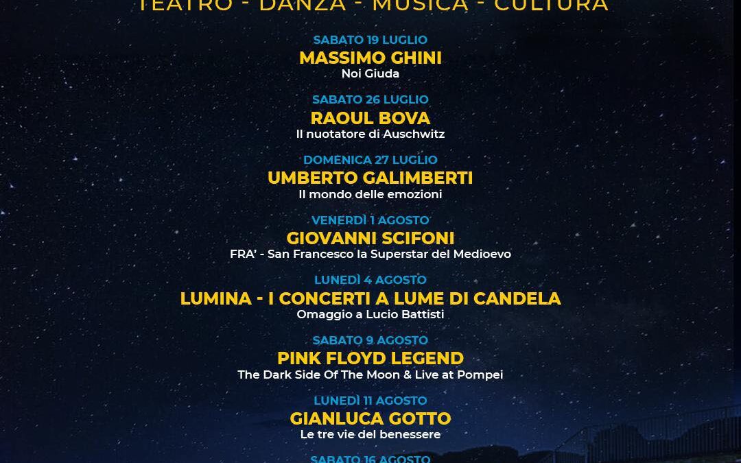 Serate a Minturnae estate 2025 – Teatro, Danza, Musica, Cultura