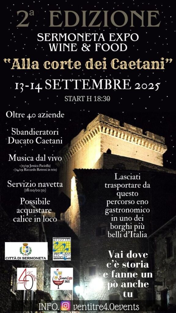 Sermoneta Expo Wine & Food 2025