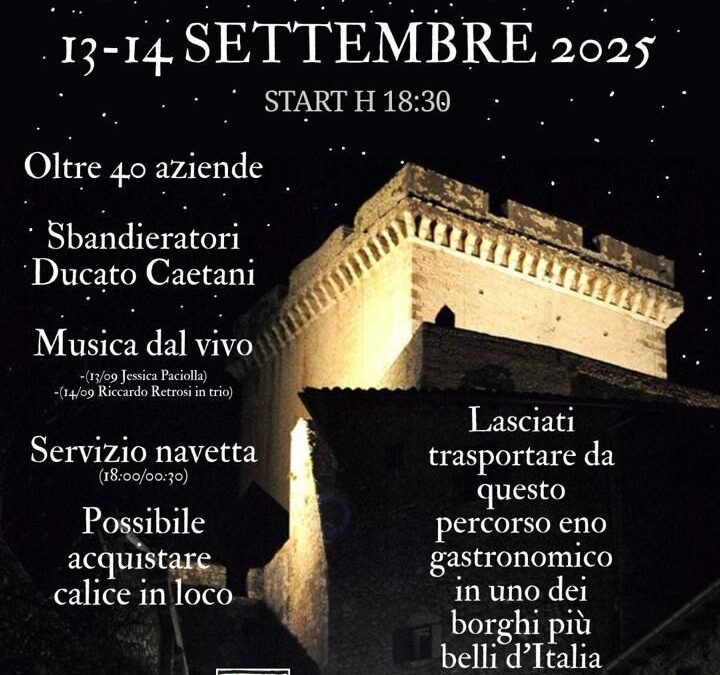 Sermoneta Expo Wine & Food 2025