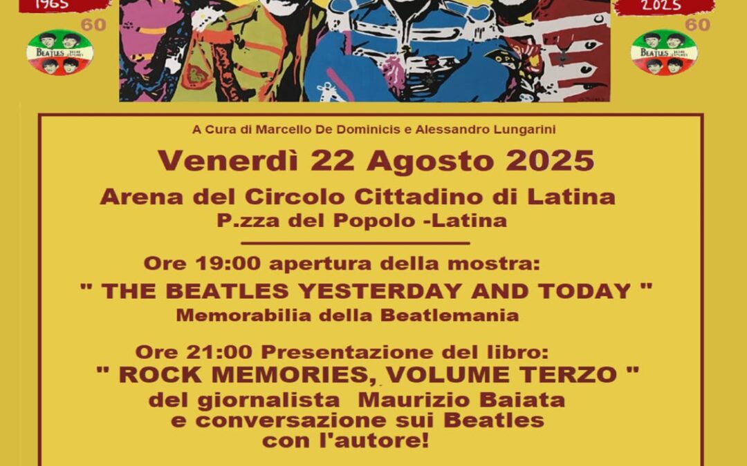 The Beatles Night – Mostra, Presentazione Libro e Concerto