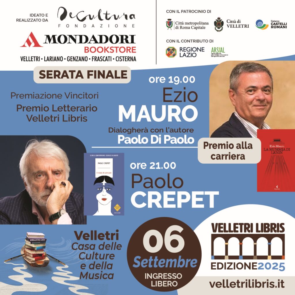 Velletri Libris 2025 - Serata Finale con Ezio Mauro e Paolo Crepet