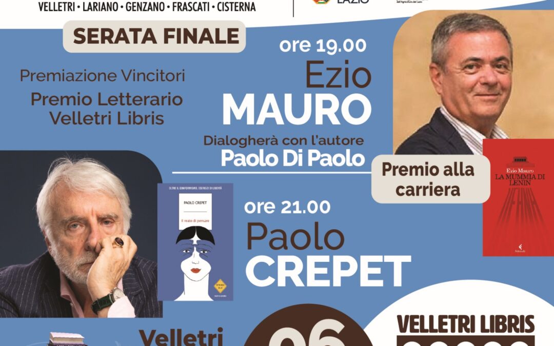 Velletri Libris 2025 – Serata Finale con Ezio Mauro e Paolo Crepet