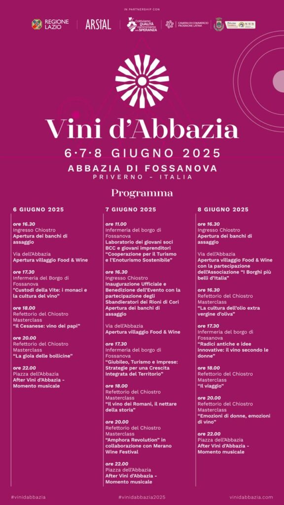 Vini d'Abbazia 2025