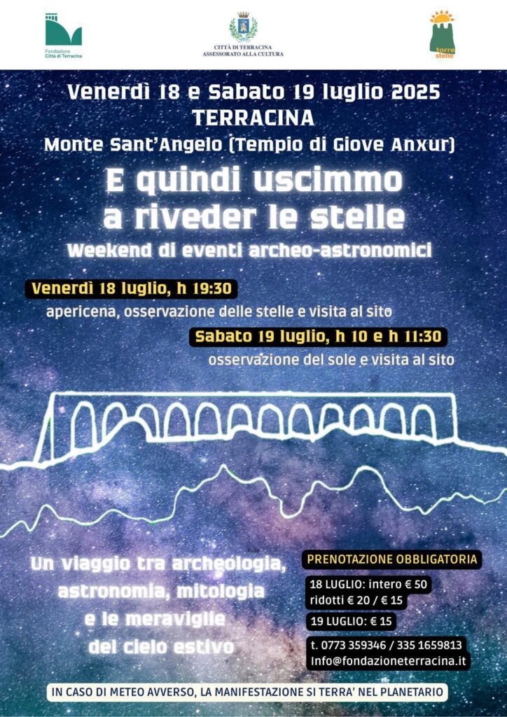 Weekend Archeo-Astronomico al Tempio di Giove Anxur