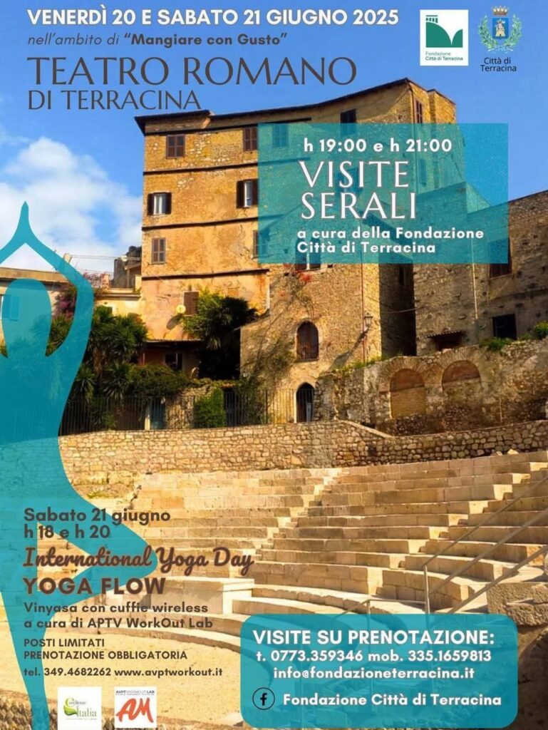 Weekend Teatro Romano di Terracina: Visite Serali e Yoga Flow - Mangiare con Gusto