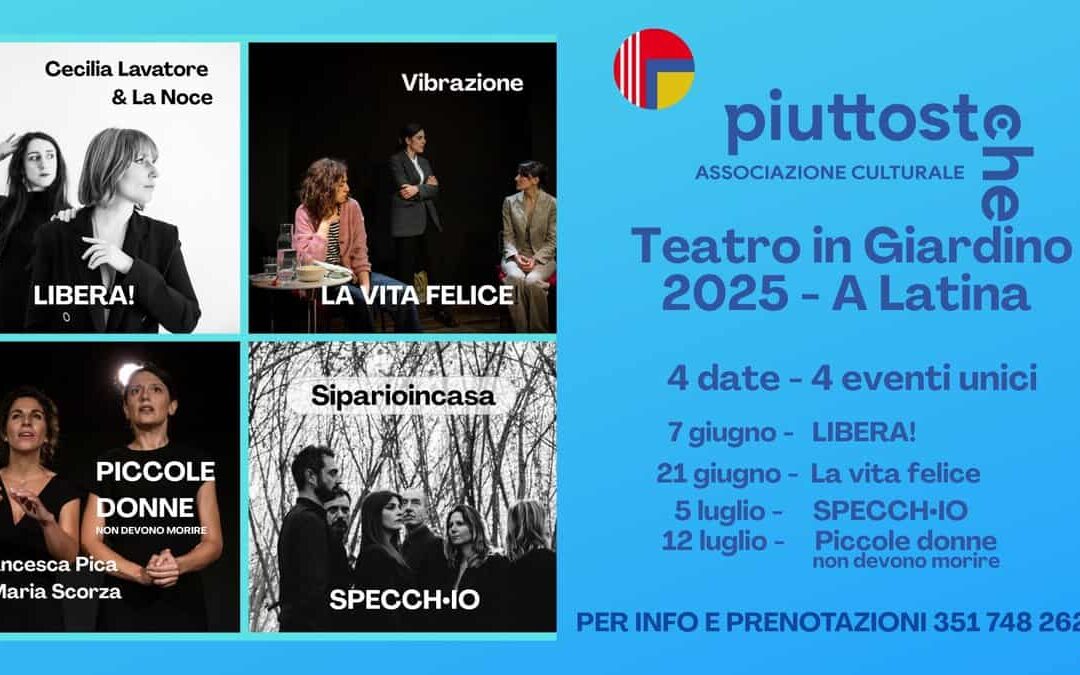 Teatro in Giardino 2025: Piccole donne non devono morire
